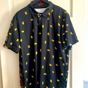 Taco Print Golf Shirt